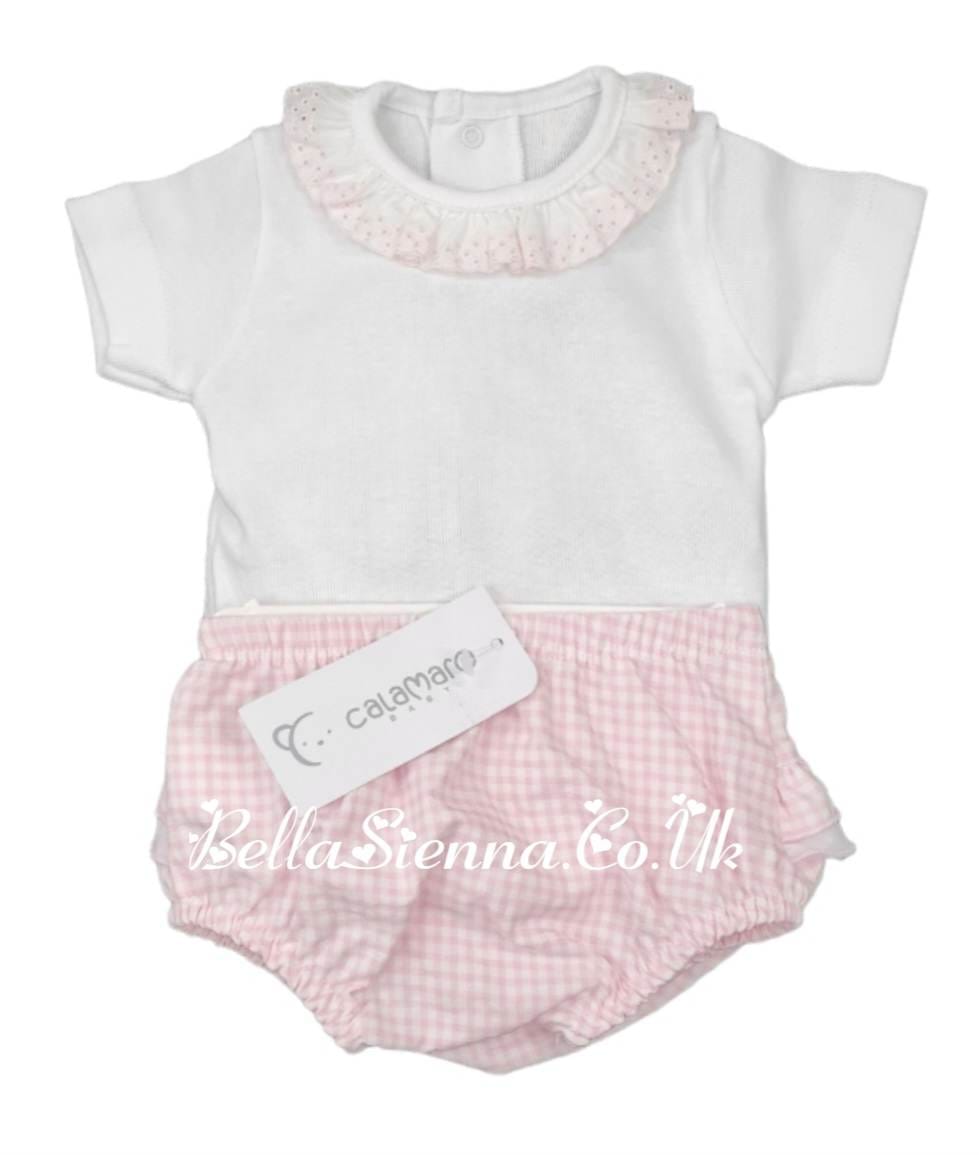 Deolinda 25722 Wonder Sky Blue Smocked Jam Pants Set In Stock Now