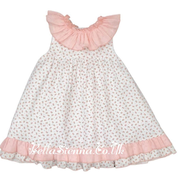 Lor Miral Pink Floral Dress - 31417