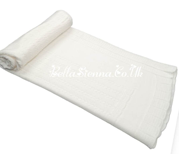 Beautiful Traditional Ivory Baby Receiving Shawl - 22500