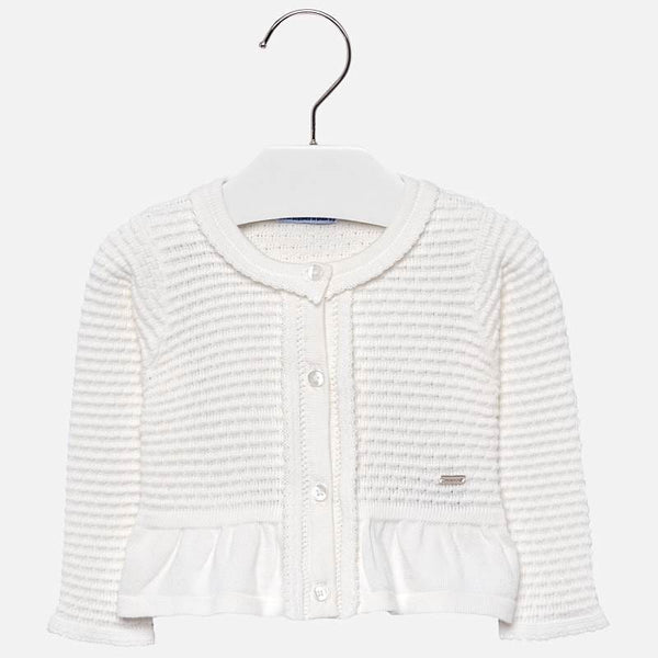 Mayoral Girls Cream Cardigan 2336
