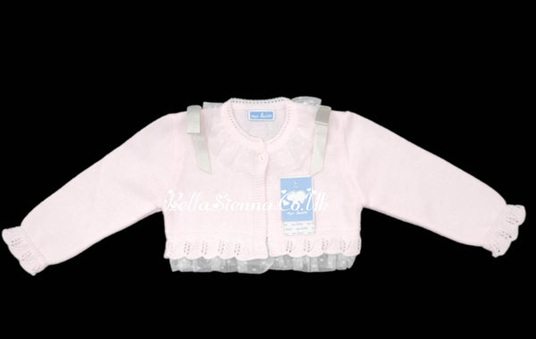 Mac ilusion Girls Pink Cardigan
