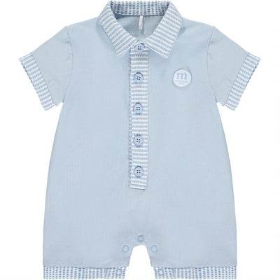 Mitch & Son Baby Blue Shortie Romper - MS22005 Den