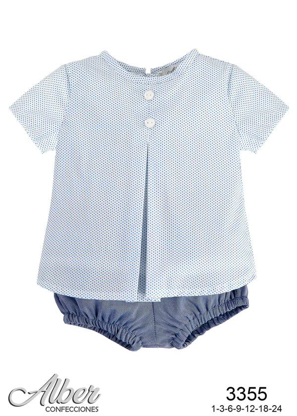 Alber Baby Boys Shirt And Shorts Set - 3355