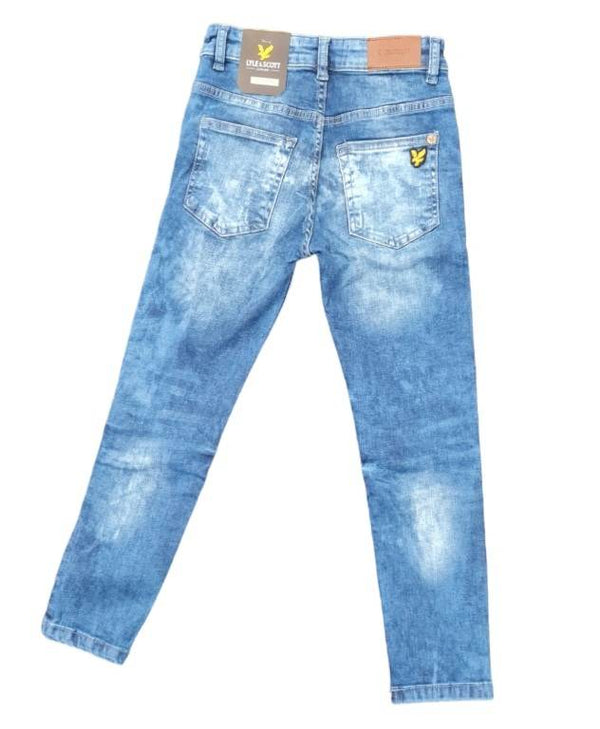 Lyle & Scott Junior Trendy Ripped Jeans