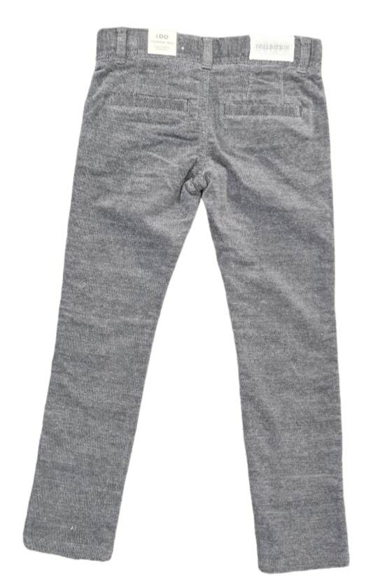 iDO Boys Dark Grey & Black Soft Touch Slim Fit Trousers - T758