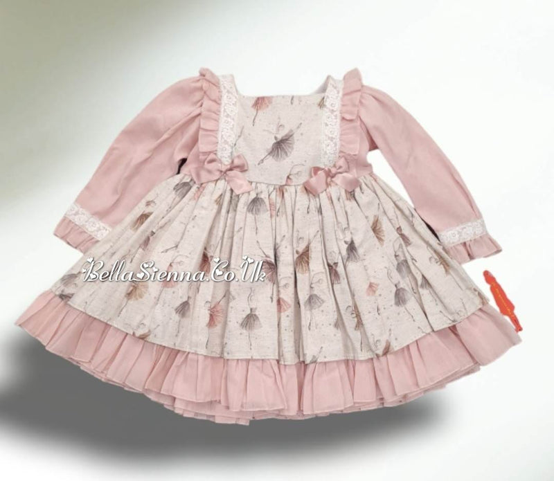 La Marquesita Real Shirley Danza Rosa Puffball Dress