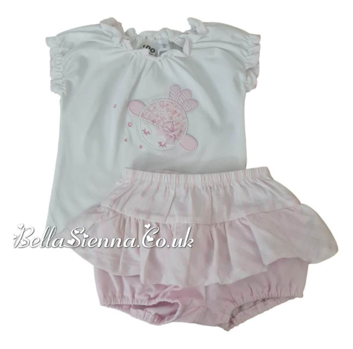 IDO Baby Girls Cute Ruffle Short Set
