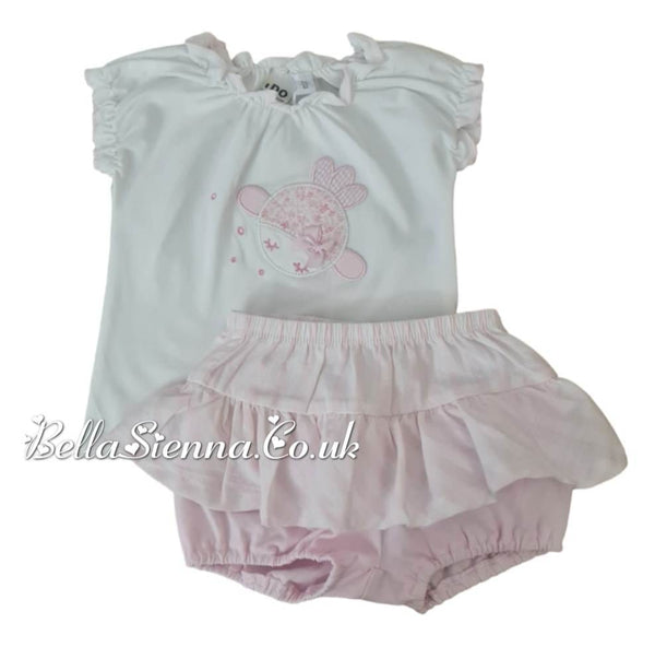 IDO Baby Girls Cute Ruffle Short Set