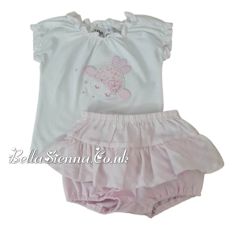 IDO Baby Girls Cute Ruffle Short Set