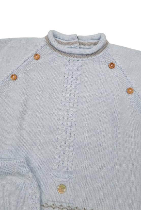 Granlei Boys Knitted Tracksuit Lounge Outfit - 2-350