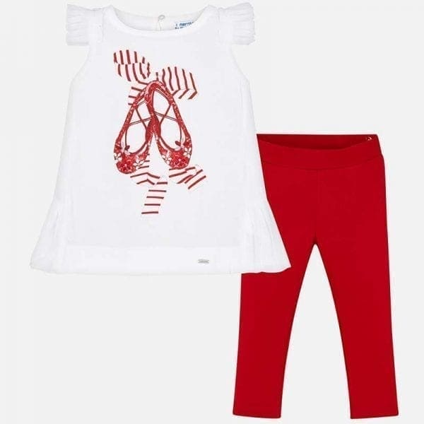 Mayoral Girls Summer Ruffle Leggings Set 3512