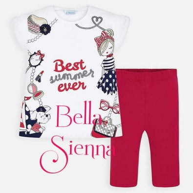 Mayoral Girls Summer Leggings Set - 3546