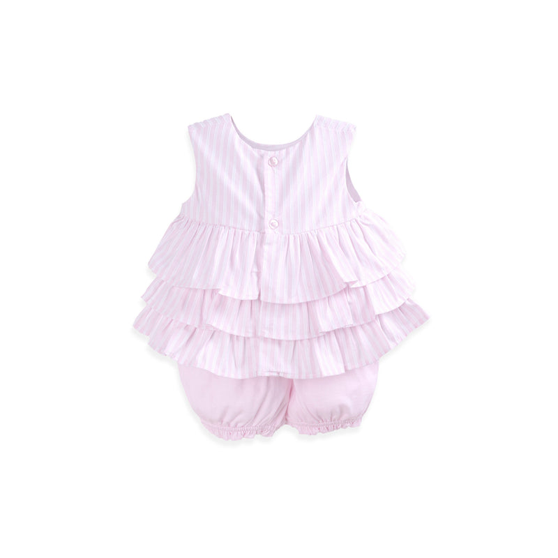 Tutto Piccolo Two Piece Set - Pink Stripe - 3690