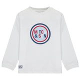 Mitch & Son Abel Long Sleeved White top