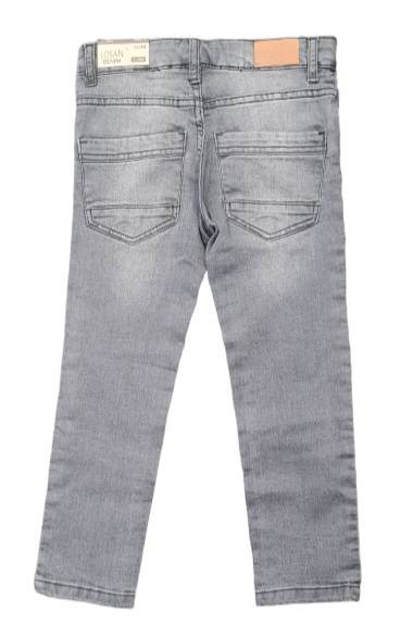Losan Boys Slim Fit Washed Black Denim Jeans - 9651