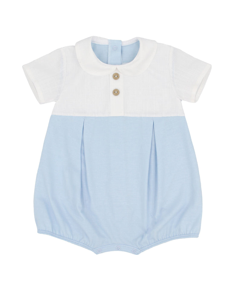 Rapife Boys Blue & White Romper - 4108
