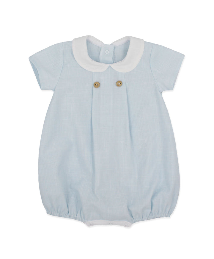 Rapife Boys Light Blue & White Romper - 4208