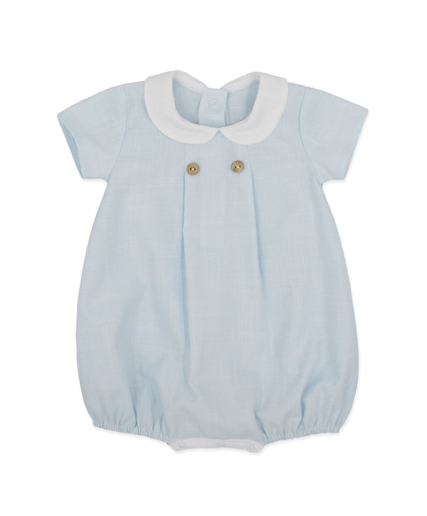 Rapife Boys Light Blue & White Romper - 4208