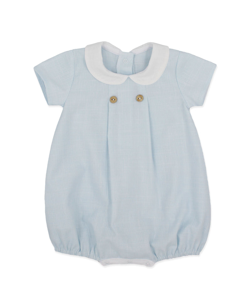 Rapife Boys Light Blue & White Romper - 4208