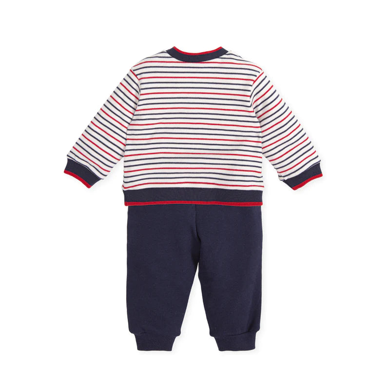 Tutto Piccolo Two Piece Tracksuit - Navy Blue - 4581