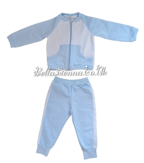 Rapife Zip Through Blue And White Tracksuit For  4880