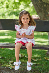 Rapife Girls Cherry Print Short Set - 5051