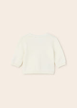 Mayoral Ivory Sustainable cotton cardigan newborn