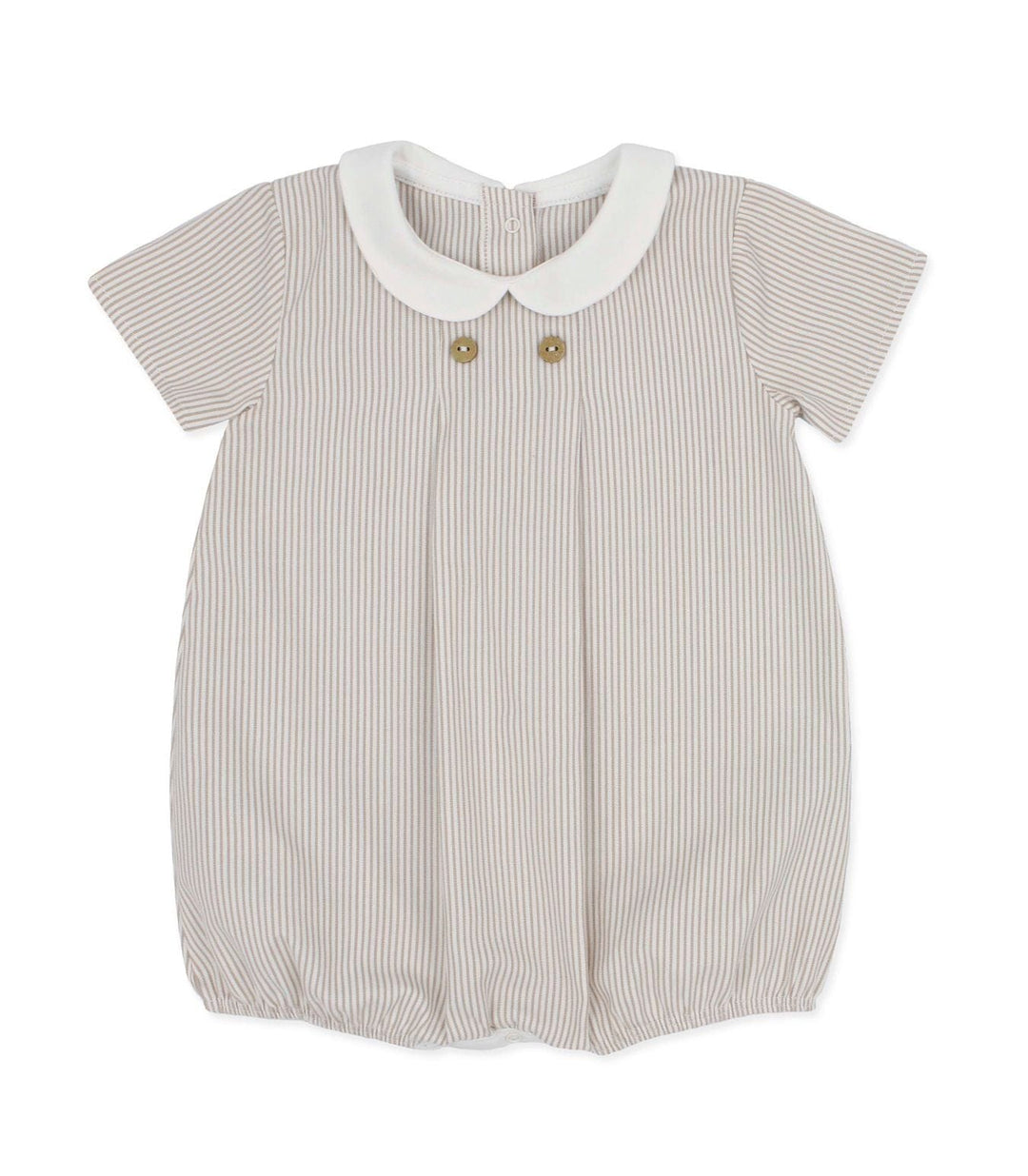 Rapife Boys Beige Stripe Romper - 5257