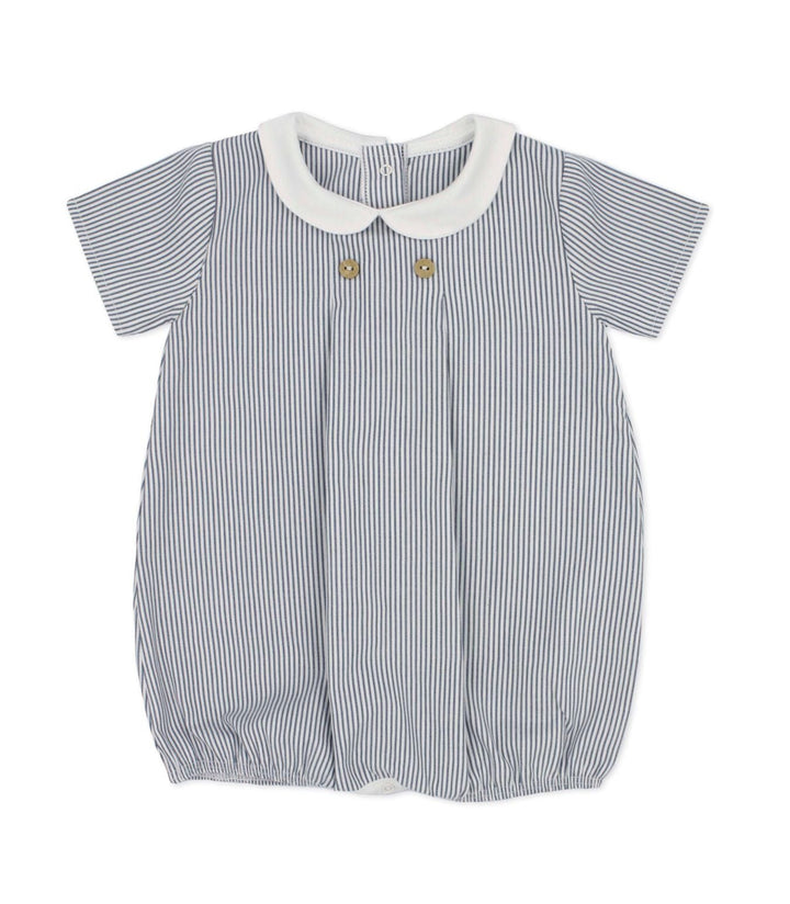 Rapife Boys Navy Stripe Romper - 5257