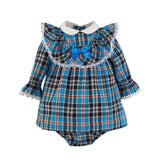 Miranda Blue Dress & Pants Set - 052 VB