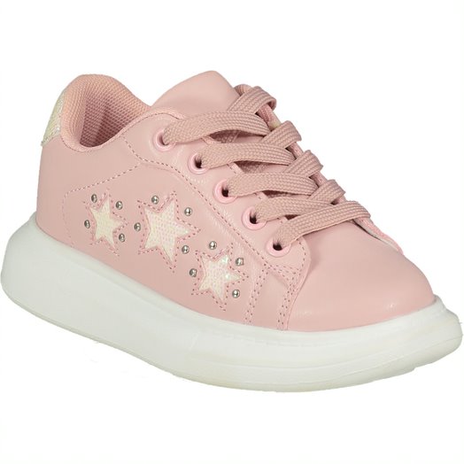 A*Dee Chunky Star Trainers - Pink Rose - 4025