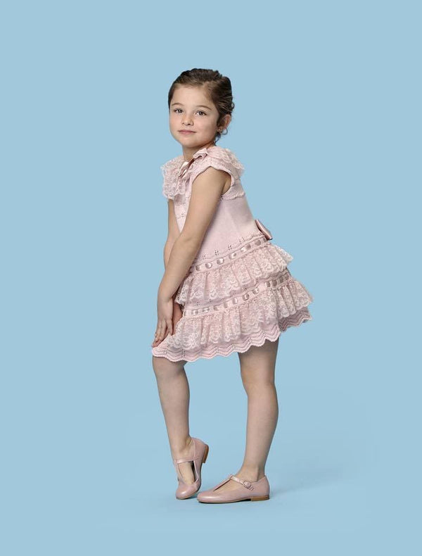 Carmen Taberner Girls Summer Fine Knitted Dress 6300