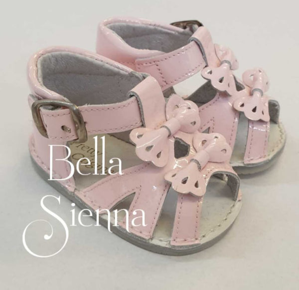 Pretty Originals Pink Leather Sandals - UE1237H