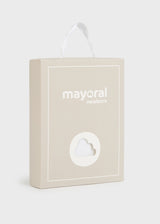 Mayoral Sustainable cotton bodysuit newborn 1733 White