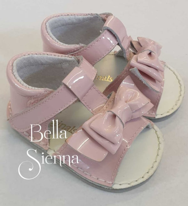 Pretty Originals Pink Leather Sandals - UE01330