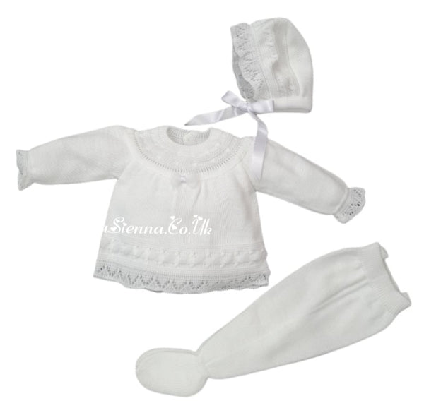 Mac ilusion Girls Baby Outfit - White 7417