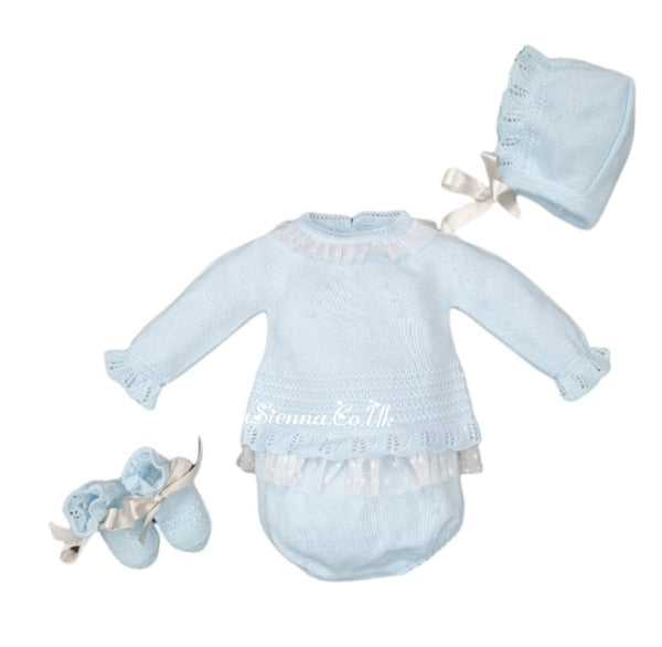 Mac Ilusion 4 piece set For Newborn Baby 7830R Blue