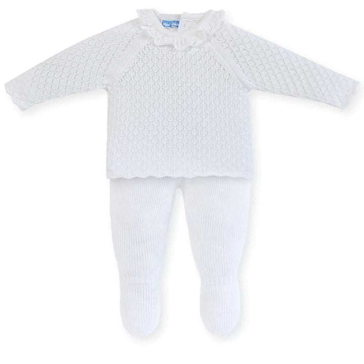 Mac ilusion Newborn Baby Unisex Outfit Comes Gift Boxed 8015 White