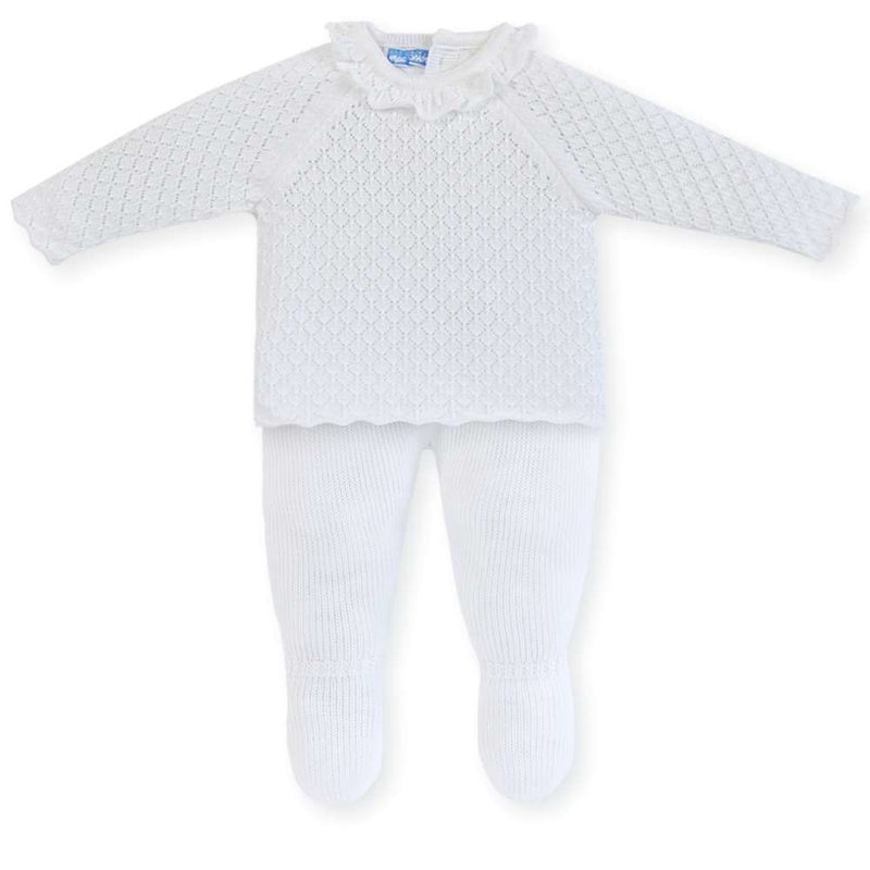 Mac ilusion Newborn Baby Unisex Outfit Comes Gift Boxed 8015 White