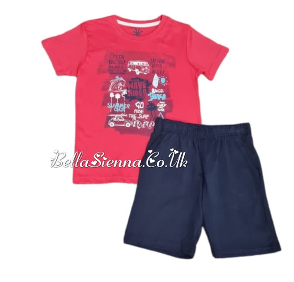 Losan Casual Fun Holiday T-Shirt And Short Set