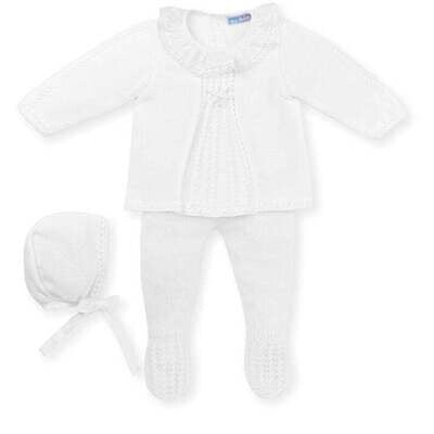 Mac ilusion Unisex White Three Piece Set 8220  - 8220