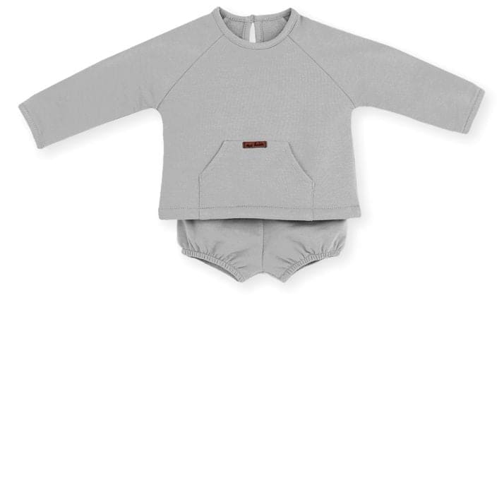 Mac ilusion Baby Boys Stylish Three Piece Outfit 8310 Grey