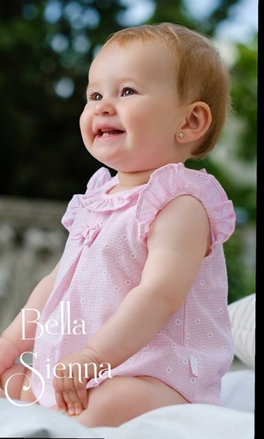 Tutto Piccolo Baby Girls Pink Romper/Bubble 8384