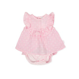 Tutto Piccolo Baby Girls Two Piece Dress Set 8584