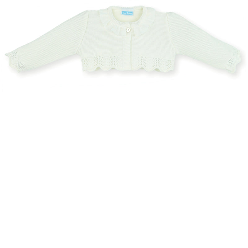 Mac ilusion Ivory Knitted Cardigan - 8471