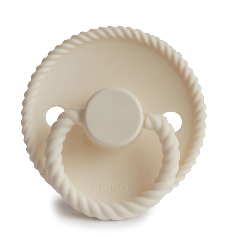 FRIGG Pacifier - Dummy - New Rope Silicone - Cream