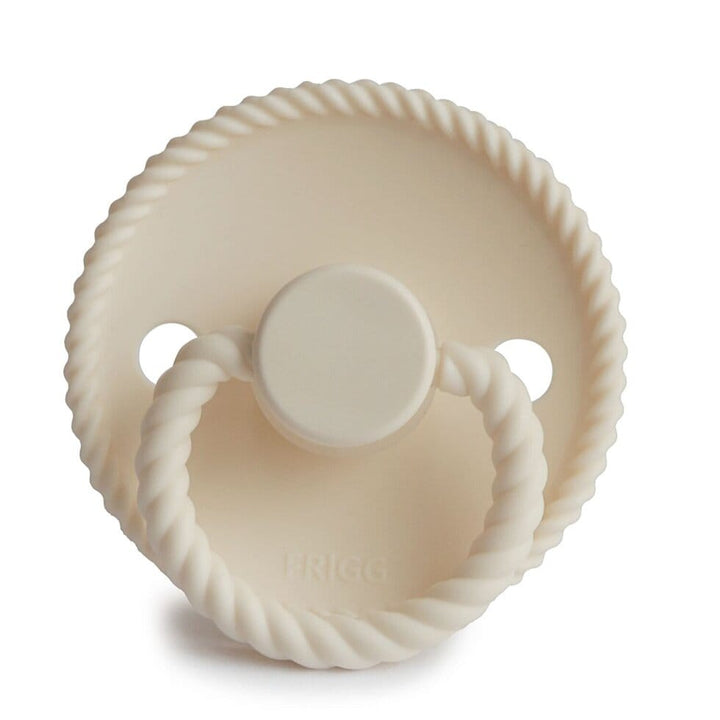 FRIGG Pacifier - Dummy - New Rope Silicone - Cream