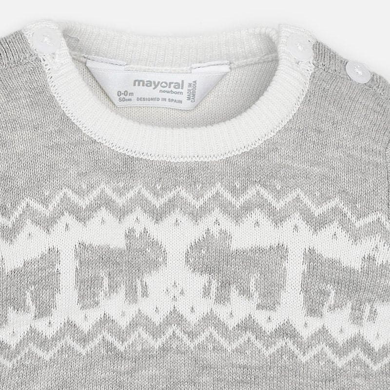 Mayoral Baby Boys Set with knit footed trousers for baby boy 2504