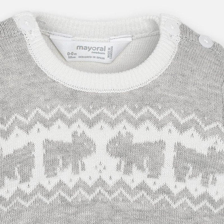 Mayoral Baby Boys Set with knit footed trousers for baby boy 2504