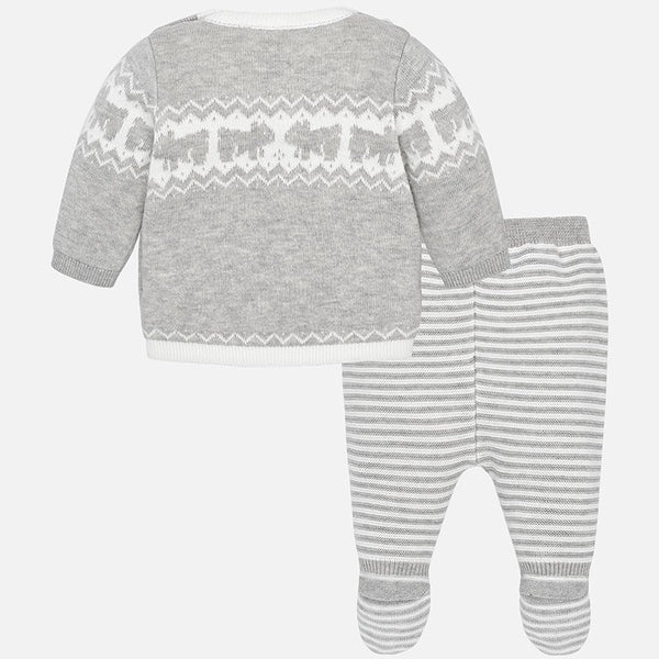 Mayoral Baby Boys Set with knit footed trousers for baby boy 2504